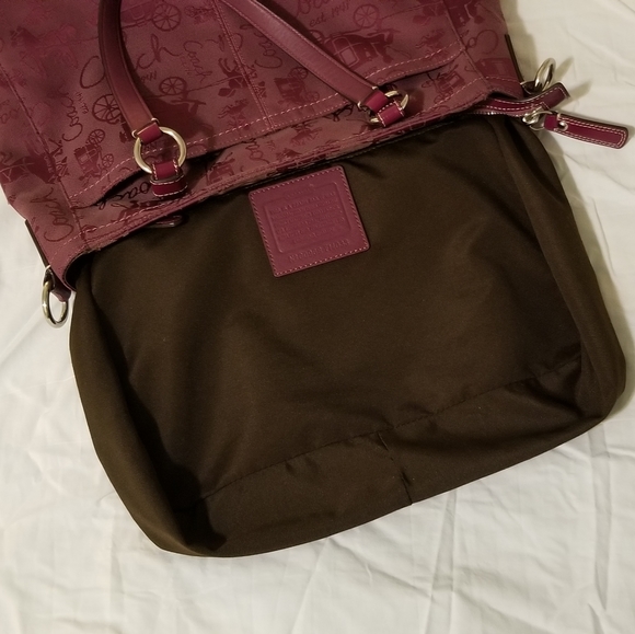 authentic COACH purple bag - Picture 9 of 10